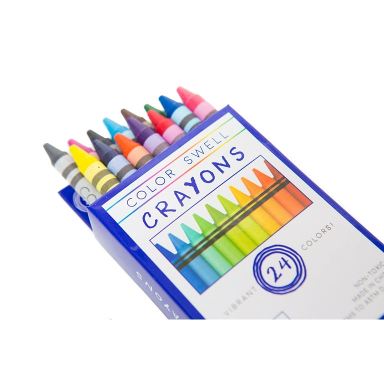 Color Swell Bulk Crayon Packs - 18 Packs Large Neon Crayons and 18 Pac –  ColorSwell