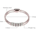 thumbnail image 2 of Stainless Steel Cubic Zircon Snake Chain Bangle Bracelet, 2 of 5