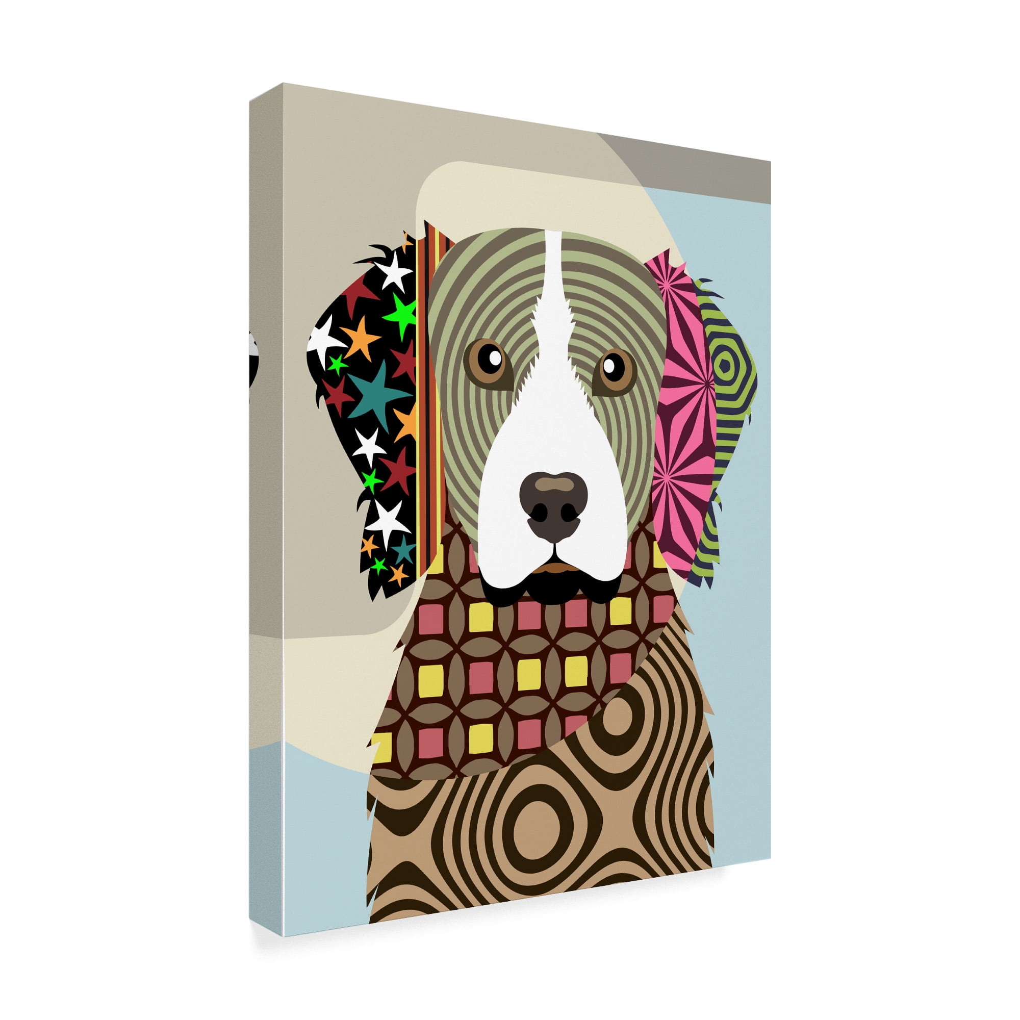 Trademark Fine Art 'Brittany Spaniel' Canvas Art by Lanre Adefioye