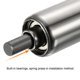 thumbnail image 4 of Rodillo de Gravedad de Acero Inoxidable Uxcell para Transmisión con Extremo Galvanizado Plata 1"x10", 4 of 5