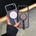 thumbnail image 5 of Translucent For Magsafe Magnetic Wireless Charging Case For iPhone 17 16 15 14 Plus 13 12 11 Pro Max Matte Lanyard Hard Cover, 5 of 5