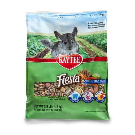 Timothy Complete Chinchilla Food - Kaytee Fiesta Chinchilla Food 2.5 pound bag