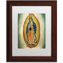 Trademark Fine Art "The Virgin" Canvas Art by Masters Fine Art, White Matte, Wood Frame