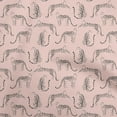 thumbnail image 1 of oneOoneViscoseChiffonPinkSalmonFabricAnimalSewingFabricByTheYardPrintedDiyClothingSewingSupplies42InchWide, 1 of 4