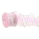 thumbnail image 1 of Cinta de Organza Iridiscente Uxcell, Cinta de Chiffon con Alambre Brillante, Cintas de Hilo de Cola de Pez para Envolver Regalos en Rosa, 1 of 6