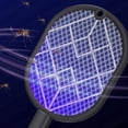 thumbnail image 4 of Matamoscas Eléctrico Matamoscas Doble Propósito Con Descarga Eléctrica Matamosquitos USB Lámpara Recargable para Mosquitos Dos en (gris), 4 of 7