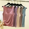 thumbnail image 4 of Women's Neck Sleeveless Knit Ribbed Fitted Casual Crop Tank Top Camisoles for Women Lace Camisole Lingerie for Women Sleep Tops for Women Nylon Top Seaside Shirts for Girls Lace plus Top 2x Loose, 4 of 5