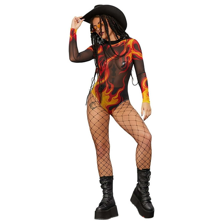 Fever Flame Bodysuit Adult Fever Flame Bodysuit Adult