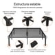 thumbnail image 4 of Bases Cama Matrimonial Marco De Cama Con Plataforma De Metal De Alto Resistencia, 4 of 6