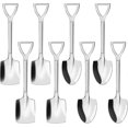 thumbnail image 1 of 8 Shovel Shape Spoon, Stainless Steel Silver Coffee Spoon, Long Spoons Of Dessert Spoons Gift, 1 of 5