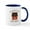 White/Navy Inside, variant on CafePress - Made From Bricks Mugs - 11 oz Ceramic Mug - Novelty Coffee Tea Cup