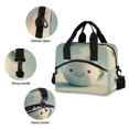 thumbnail image 5 of Lunch Bag Portable Crossbody Meal Bag Cooler Bag Insulated Lunch Bag Food Bag Handheld & Crossbody Design Cute Smile Cup, 5 of 6