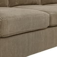 thumbnail image 4 of U Shaped Sectional Sofa,6-Seats Modular Corduroy Sofa Couch with Ottoman for Living Room,Camel, 4 of 7