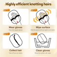 thumbnail image 5 of Pet Hair Remover Gloves, Electrostatic Pet Hair Removal, Washable Reusable Pet Grooming Gloves For Cat & Dog, 5 of 7