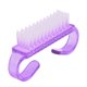 thumbnail image 5 of Soidarity Cepillo de limpieza de uñas Juego de maquillaje de plástico Manicura pedicura Accesorios de exfoliación de color Herramienta de cuidado de Violeta 2piezas Soidarity CBP389561, 5 of 5