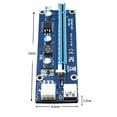 thumbnail image 3 of Adaptador de la tarjeta elevadora shamjiam 1x a 16x Cable de extensión del adaptador de la GPU, 3 of 4