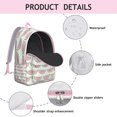 thumbnail image 5 of Fresh Watermelon Design School Backpack, Tropical Fruit Print with Cute Aesthetic Pattern, Great for Summer Picnic or Travel, 5 of 5