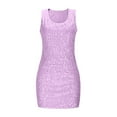 thumbnail image 4 of HXWCHs Elegant Sequin Vest and Skirt Two Piece Set for Women formal Evening Party Business Attire Outfit S Purple, 4 of 4