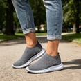 thumbnail image 6 of EKVAHL Women's Orthopedic Shoes Good Arch Breathable Fashion Walking Loafers Lightweight Mesh Casual Vacation Sneaker Shoes Soft Sole Comfortable Summer Non-Slip Shoes, 6 of 6