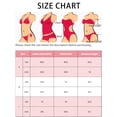 thumbnail image 5 of Conjuntos de bikini de dos piezas sin tirantes de anillo O de INSPIRE CHIC para mujeres, traje de baño M Marrón, 5 of 5