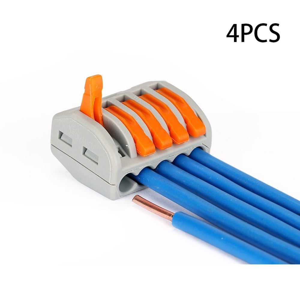 Flame Retardant Cable Connector Set Universal Fast Electric Wire Connectors Kit Quick Install