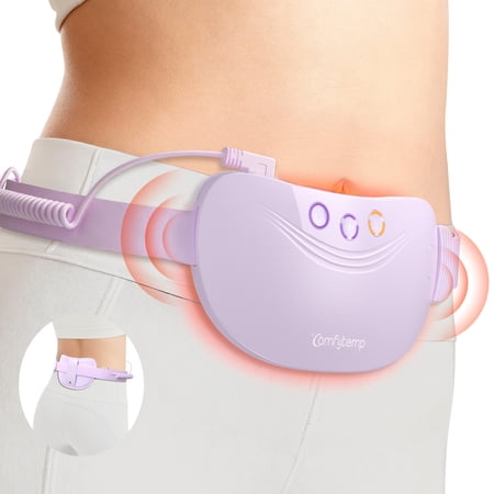 Comfytemp Cordless Heating Pad for Period Cramps, 5000mAh Rechargeable Heating Pad with 3 Heat Setting and 2 Vibration