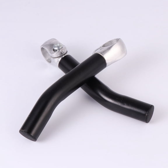 Aluminum Bike Bar Ends Handlebar Ends for Mountain Bike Road ( Black )