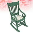 thumbnail image 1 of OULII 1Pack Mini Chairs Wooden Simulation Rocking Chair for Desktop Adornment, 1 of 8