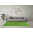 thumbnail image 3 of Ahgly Company Indoor Round Abstract Green Modern Area Rugs, 6' Round, 3 of 4