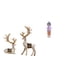 thumbnail image 1 of Estatua de ciervo alce,Figuras de alce y ciervo,decoración del hogar,estatuas de resina,Estatua de escultura decorativa de figura de reno para el hogar,Muñeca geisha japonesa,Adorno, 1 of 8
