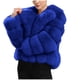thumbnail image 2 of Puntoco Chaqueta De Invierno De Talla Grande Para Mujer, Cálida, Holgada, Con Cuello Levantado Y Pelo De Felpa, 2 of 5