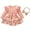 Pink2, variant on Gunia Toddler Outfits For Girls Ribbed Sleeveless Jumpsuit With Bow Detail Flared Hem Cute Bodysuit Outfit Girl Romper Clothes Set 0-18 Months