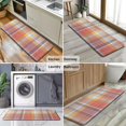 thumbnail image 6 of Multi Color Checkerboard Checkered Pattern Kitchen Rug Mat,Kitchen Runner Rugs Non Skid Washable,Decorative Kitchen Floor Mats for Kitchen,Sink,Laundry,17"x47.2", 6 of 7