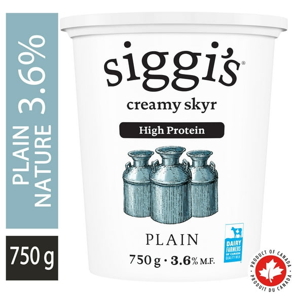 Siggi's Yogourt Skyr Crémeux Nature 3,6 % 750g