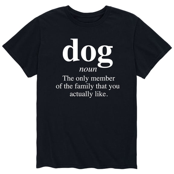 Instant Message - Dog Definition - Men's Short Sleeve Graphic T-Shirt