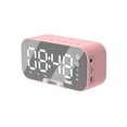 thumbnail image 1 of Daisyyozoid LED Mirror Digital Alarm Clock Big Time Display Table Alarm Clock Wireless Speaker Subwoofer Music Player Support Bluetooth, 1 of 1