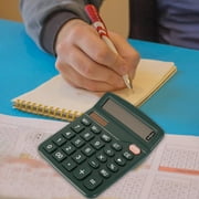 آلة حاسبة أساسية ذات وظيفة قياسية Esulomp، آلة حاسبة لسطح المكتب للأرقام مع شاشة Lcd كبيرة وزر حساس، آلة حاسبة لسطح المكتب للمكتب والمنزل والمدرسة (أسود)