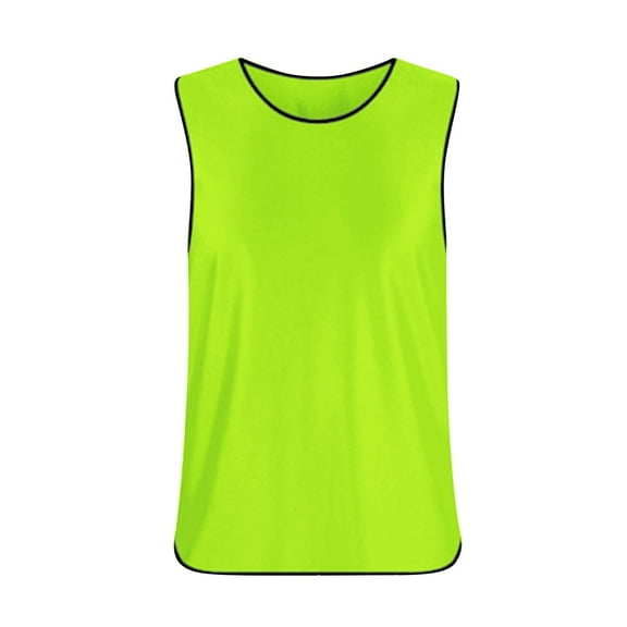 XUNKUSGA Children's Pinnies Scrimmage Vests Summer Camp Practice Basic Shirt Top Child Youth Teen Kids Tactical Vest Sports Tank Top