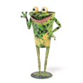 thumbnail image 1 of Boston International SIN19231 Filmore Bug Eye Frog Metal Planter, 1 of 1