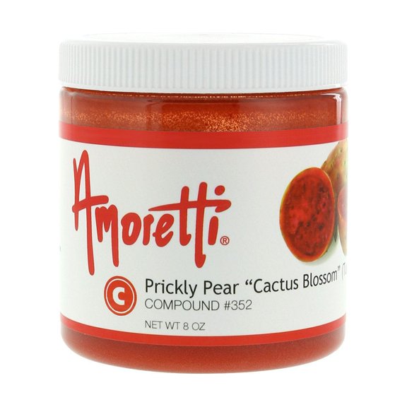 Amoretti - Prickly Pear Compound Artificial Color / 8 oz - Natural Flavors, Shelf Stable Even After Opening, Certified Kosher, TTB Approved, Perfect for Baking Applications & Beverages