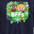 thumbnail image 3 of Disney Emoji - Kristoff Sven - Toddler And Youth Crewneck Fleece Sweatshirt, 3 of 5