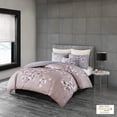 thumbnail image 2 of N Sakura Blossom Lilac Cotton Sateen Printed Comforter Set, 2 of 5