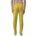 thumbnail image 3 of eloria Men's Premium Comfort Straight Fit Flat Front Dress Pant Pyjamas, Color: Yellow, Size : 36, 3 of 6