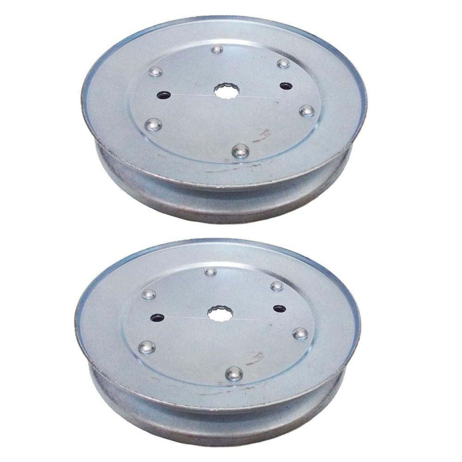 Proven Part 2 Pack Riding Mower Mandrel Spindle For 187292 192870 82-026 And Pulley 197473 195945