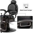 thumbnail image 6 of BarberPub Heavy Duty Vintage Barber Chair,  Salon Chair with Metal Frame, 6 of 9