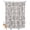 Dark gray, variant on Split Shower Curtain for Transfer Bench, Farmhouse Purple Fabric Shower Curtains for Bathroom, Vintage Flower Leaf Botanical Plant Tub Sliding Transfer Bench Waterproof Bath Curtains 72"x72"