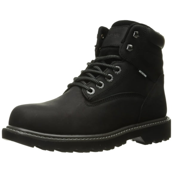 Wolverine Men's Floorhand Waterproof 6" Steel Toe Work Boot, Black, 11 M US
