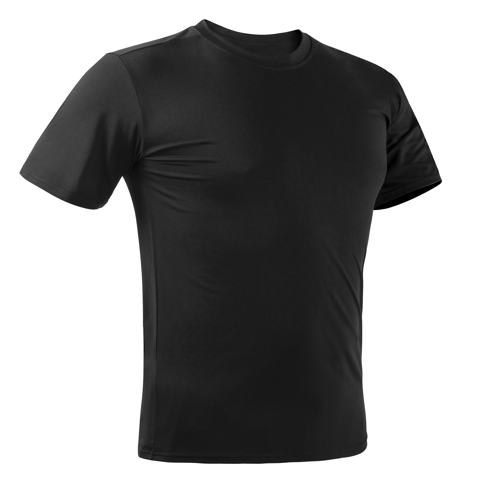 Paquete de 2 camisetas deportivas para hombre, de secado rápido, cuello redondo, manga corta, tallas M-2XL 4