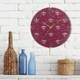thumbnail image 7 of GZHJMY Mardi Gras Wall Clock, Silent Non Ticking Battery Operated Round Clock for Kitchen Office School Home Decorative, 7 of 7