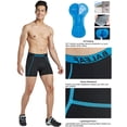thumbnail image 5 of BALEAF Padded Bike Shorts for Men Cycling Underwear Mountain Biking Blue XS, 5 of 6